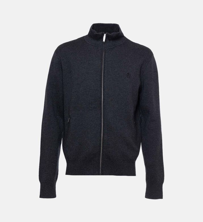 The Kooples Vertical Side Pockets Front-zipper Sweater, Packshot View