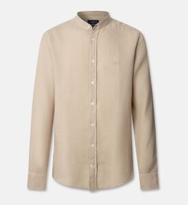 Hackett London Shirt Linen, Beige, Xl, Packshot View