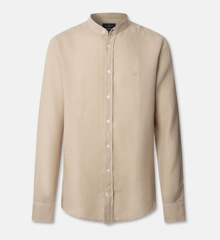 Hackett London Shirt Linen, Beige, Xl, Packshot View