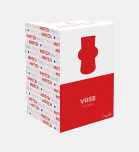 Easy Life Borosilicate Single-bulbous Vase, Red, Packshot View