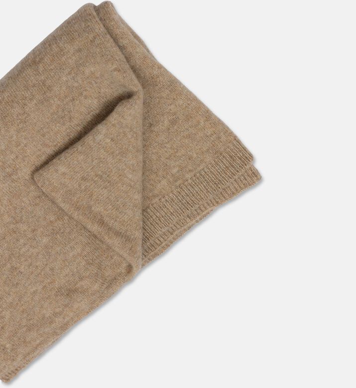 Galeries Lafayette Knit Regular-fit Scarf, Dark-beige, Packshot View