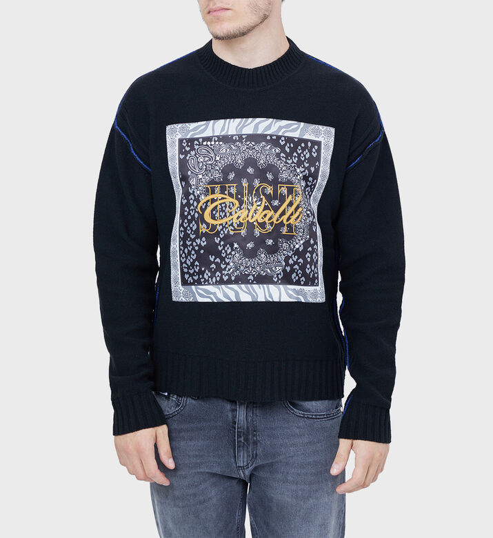Maglieria Wool Printed Sweatshirt Maglieria Wool Printed Sweatshirt