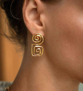 Ottoman Hands Earng Megara Geo.spiral Stud, Packshot View