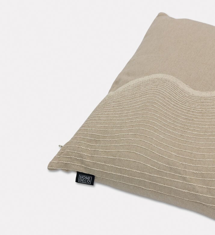 Home Deco and More Waves Applique Design Cushion, Packshot View