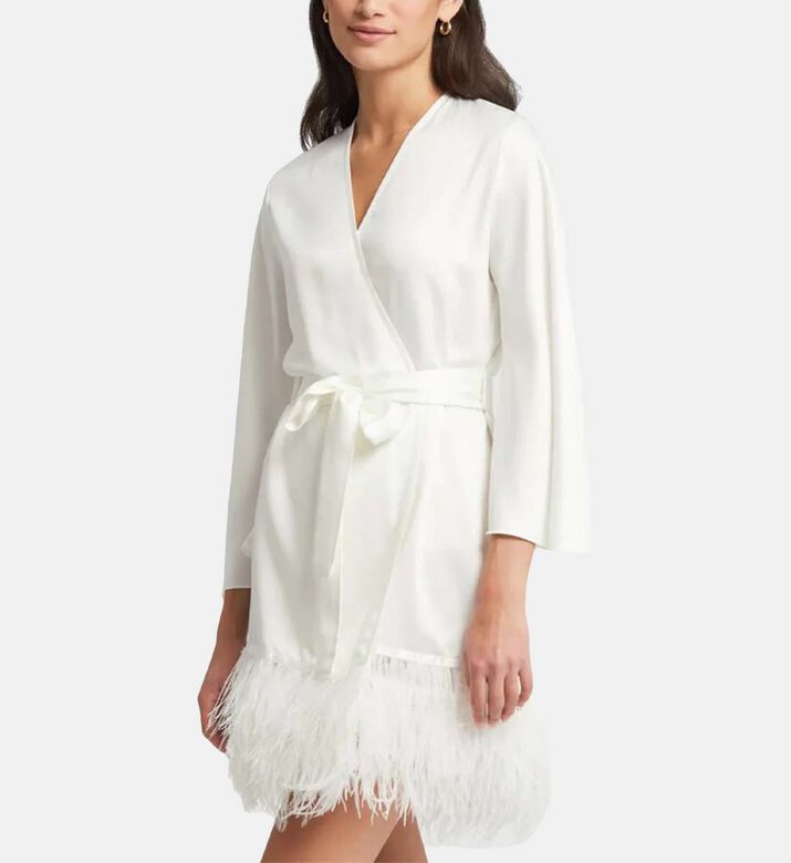 Three-quarter Feather Trim Cover-up