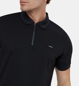 Thermo Tech Logo Collar Zip Polo