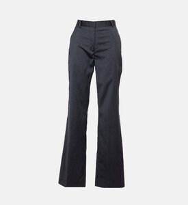 The Kooples Pinstripe Flared Trousers, Packshot View
