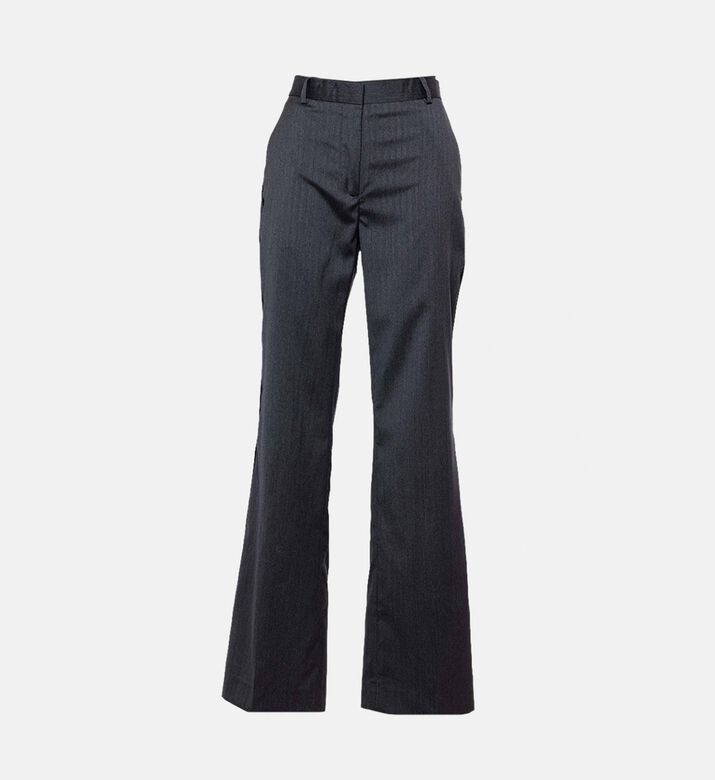 The Kooples Pinstripe Flared Trousers, Packshot View