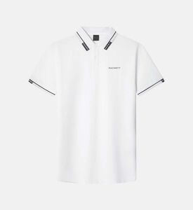 Cuffs Contrasted Tipping Polo Shirt