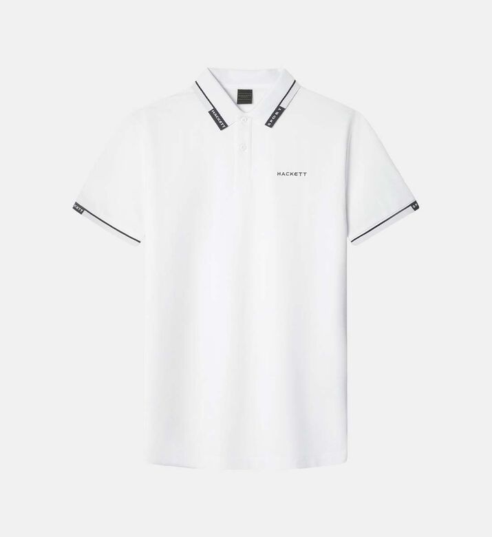 Cuffs Contrasted Tipping Polo Shirt