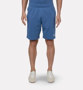 EA7 Side Pockets Athletic Shorts, Blue, L, Model View