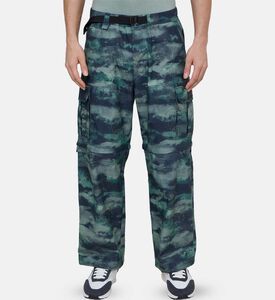 بنطال كارجو ديناميكي للرياضيين بمزيج قطن