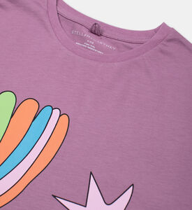 Star Printed Knitted Cotton T-shirt Star Printed Knitted Cotton T-shirt