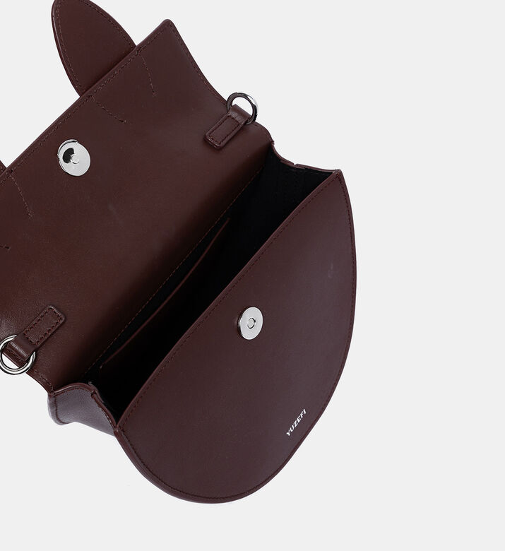 Pretzel Mini Crossbody Leather Bag
