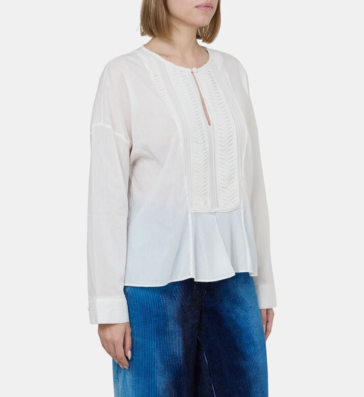 Voile Plastron Georgette Shirt Voile Plastron Georgette Shirt