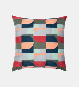 Home Deco and More Harmony Cotton Embroidered Filled And Vaccumed Cushion, Packshot View