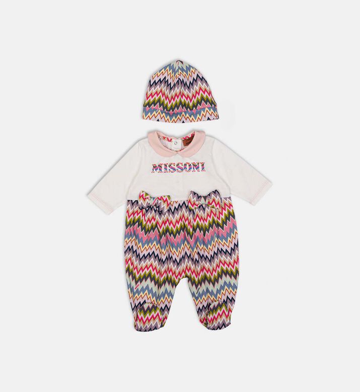Cotton Zigzag-print 2-piece Set