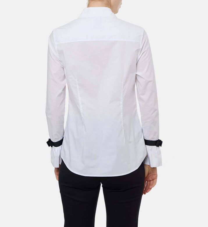 Weill Ruffle Long-sleeve Regular-fit Shirt, Model View