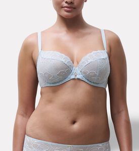 Chantelle Full-coverage Underwire Bra, White, 85, C, Model View