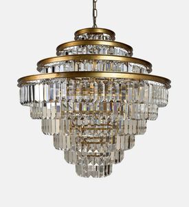 Eliza Gold Crystals Chandelier