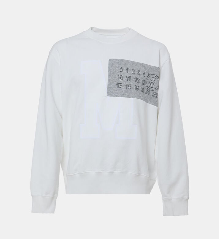 Patch Detail Crewneck Sweatshirt