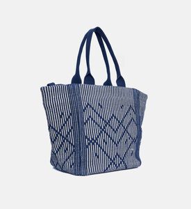 حقيبة يد قطنية كبيرة الحجم