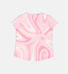 Logo-detail Abstract-print Short-sleeve T-shirt