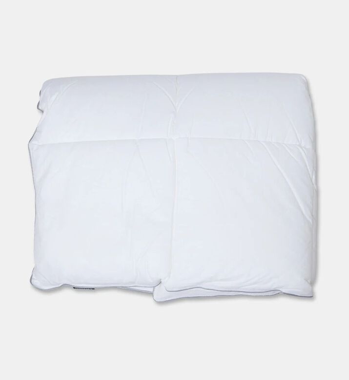Home Deco and More Lotus Cotton Comforter Duvet, White, 140x200-cm, Packshot View