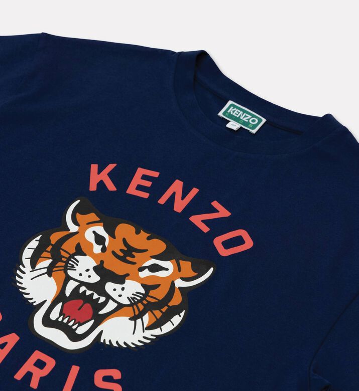 Kenzo Vibrant Graphic Organic T-shirt, Blue, 12y, Packshot View