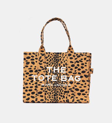 The Cheetah Canvas Large Tote Bag