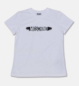 Moschino Kids Painted Logo Crewneck T-shirt, Packshot View