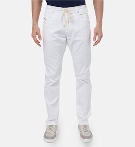 بنطال بخصر برباط بقصة ضيقة