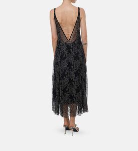 CAMILLA AND MARC Floral-embroidery Sleeveless Dress, Model View