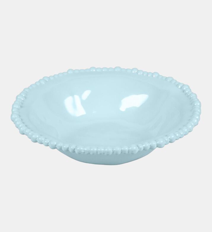 Pearl Embellished Soup Plate