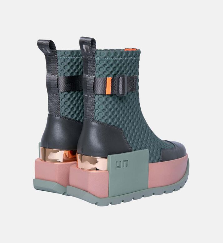 Roko Embossed Platform Boots