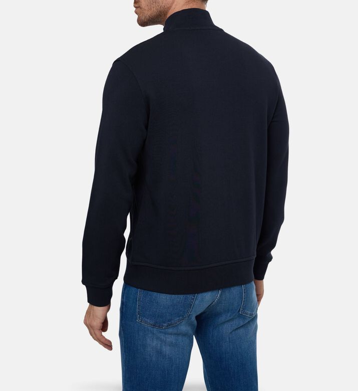 Karl Lagerfeld Jersey Zip-up Sweatshirt, Model View