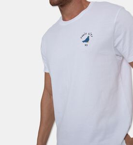 Maison Labiche Animal-print Crewneck T-shirt, Model View