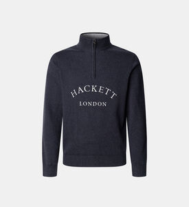 سويت شيرت هيرتاج بياقة بسحاب