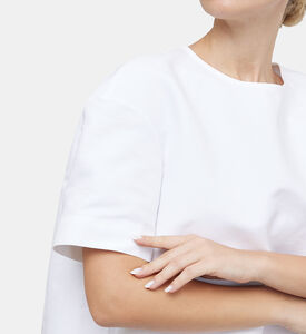 Cotton Crewneck T-shirt Dress