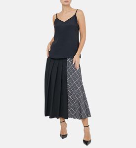 الحرير بلا أكمام تانك الأعلى