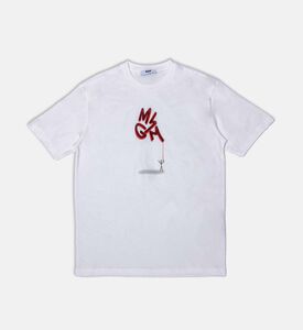 تيشيرت قصير الأكمام قطن