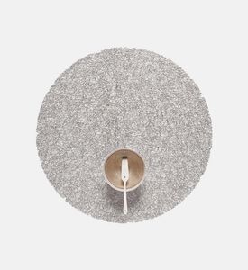 مفرش طبق دائري بتفاصيل دانتيل