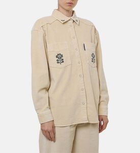 Maison Labiche Monselet Corduroy Love Shirt, Model View