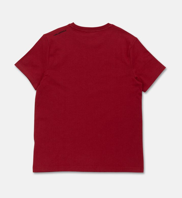 Karl Lagerfeld Graphic Cotton T-shirt, Packshot View
