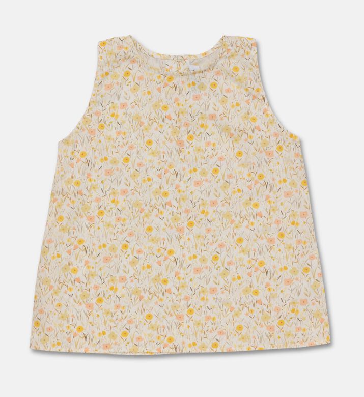 Jules & Juliette Paris Fleur Flowery-print Girl Blouse, Packshot View