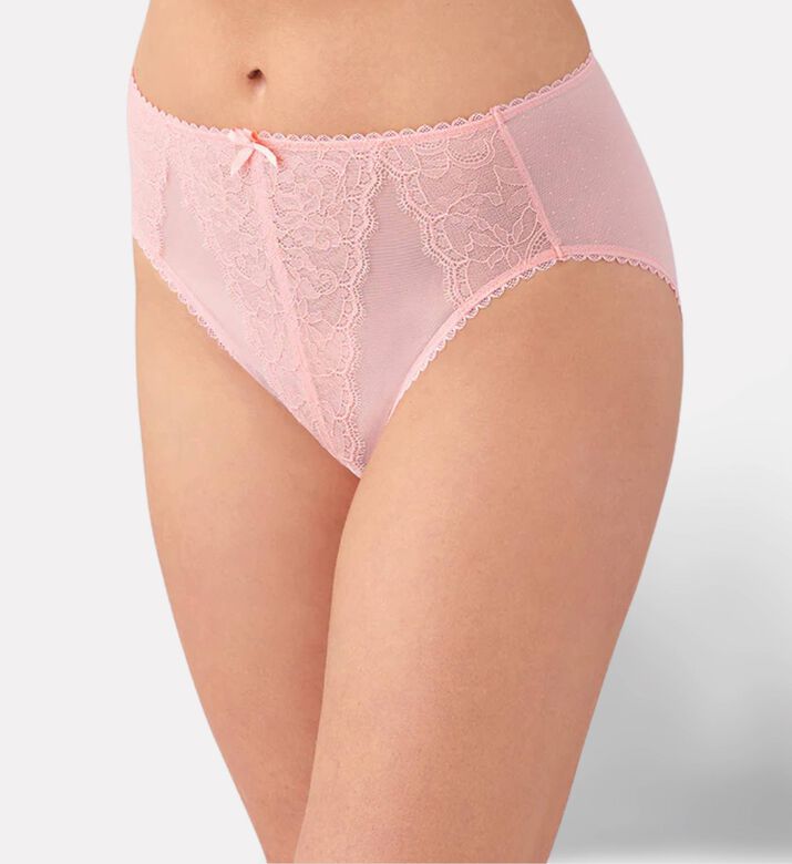 Wacoal High-rise Lace Briefs, Model View