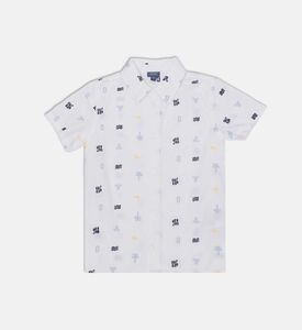 Logo-embroidery Short-sleeve Shirt Logo-embroidery Short-sleeve Shirt