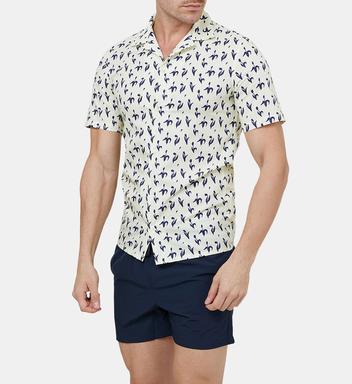 قميص ميرفلو مستقيم بطبعة توليب