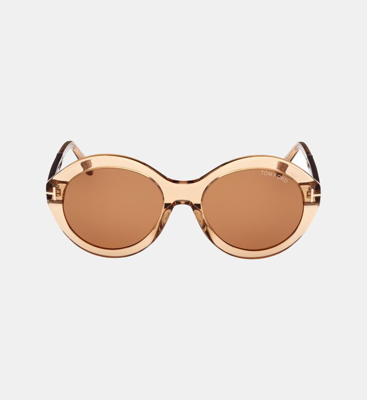 Round Shape Dark Lenses Sunglasses 55
