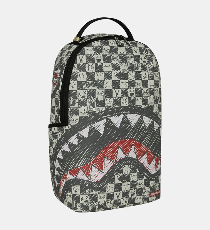 Sprayground Backpack Dlxsv Cream Check, Packshot View